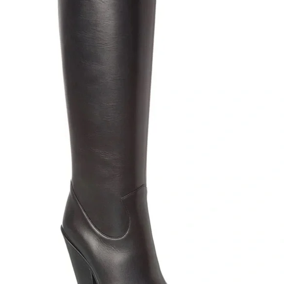 Michael Kors Collection Gwen Black Western Tall Boot 38 - Picture 11 of 12